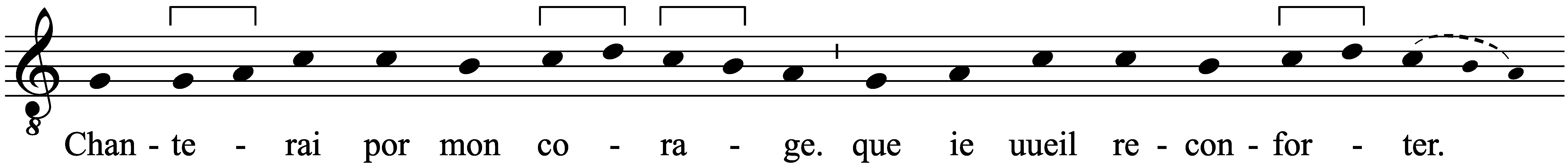 Work musical notation